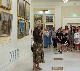 Открытие выставки Якова Басова